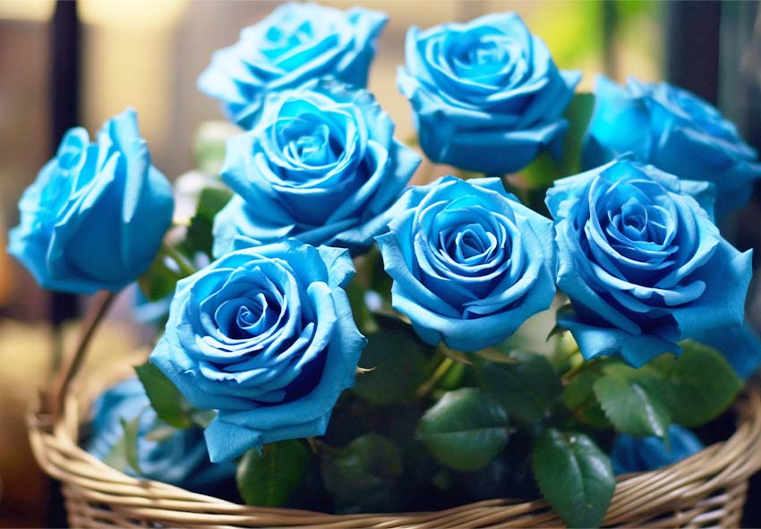 фото описание заключение о голубых розах